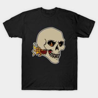 Flaming Skull T-Shirt